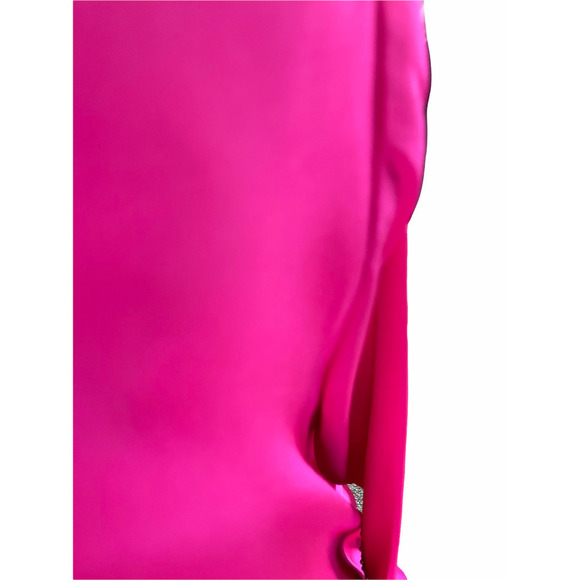 90’s MIGNON NEW YORK Pink Flared Rhinestone Dress - Picture 7 of 12